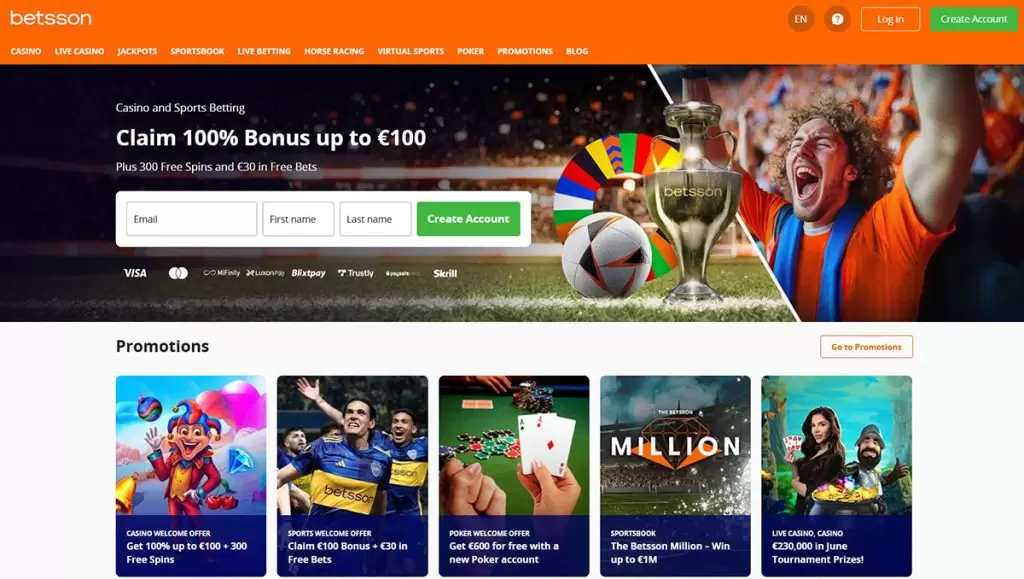 betsson casino